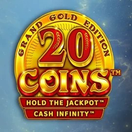 Logo of 20 Coins Grand Gold Edition from Wazdan at Pino Casino