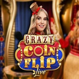 Crazy Coin Flip logo by Evolution at Pino CasinoCrazy Coin Flip