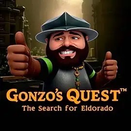 Logo of Gonzo's Quest from NetEnt at Pino Casino