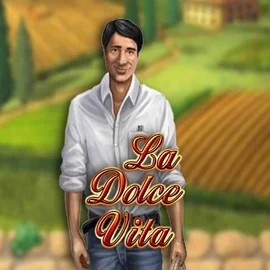 La Dolce Vita slot logo by Gamomat at Pino CasinoLa Dolce Vita