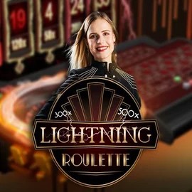 Live Casino logo of Lightning Roulette from Evolution at Pino Casino