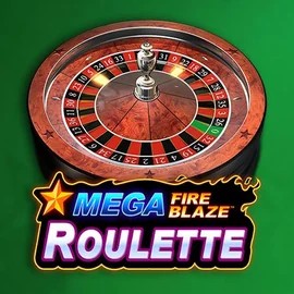 Mega Fire Blaze Roulette online game logo by Playtech on pinocasinoo.co.nl