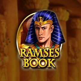 Logo of Ramses Book Deluxe from Gamomat at Pino Casino
