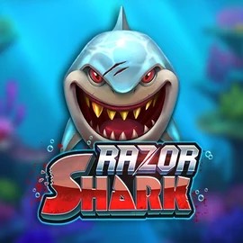 Razor Shark logo by Push Gaming at Pino CasinoRazor Shark
